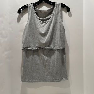 Grey Nursing Tank Top